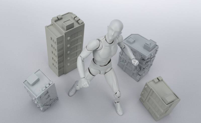 Tamashii Option - Act Building Damaged Ver