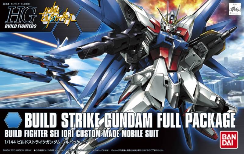 HG Build Fighters - #01 Build Strike Gundam Full Package