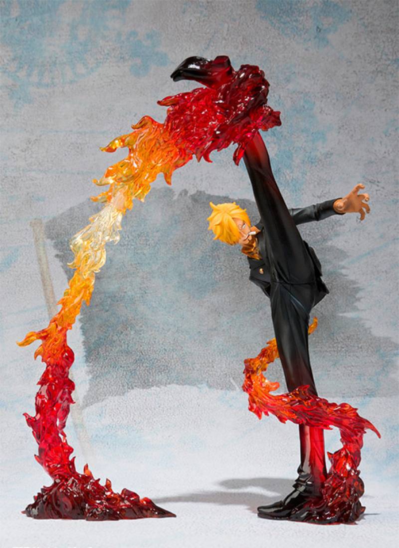 Diable Jambe Flambage Shot Sanji Batlle Version S.H. Figuarts | Bandai Tamashii Nations | One piece