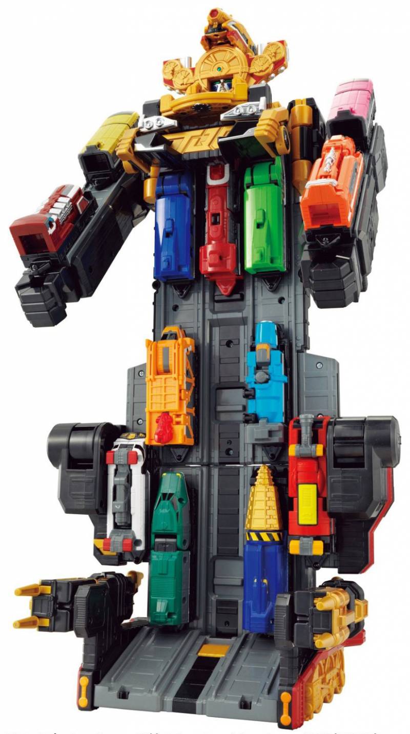 Ressha Gattai with 1 Gashapon Ressha Tokkyuger Ressha Gattai Series EX |  Power Rangers Ressha Sentai Tokkyuger | Bandai
