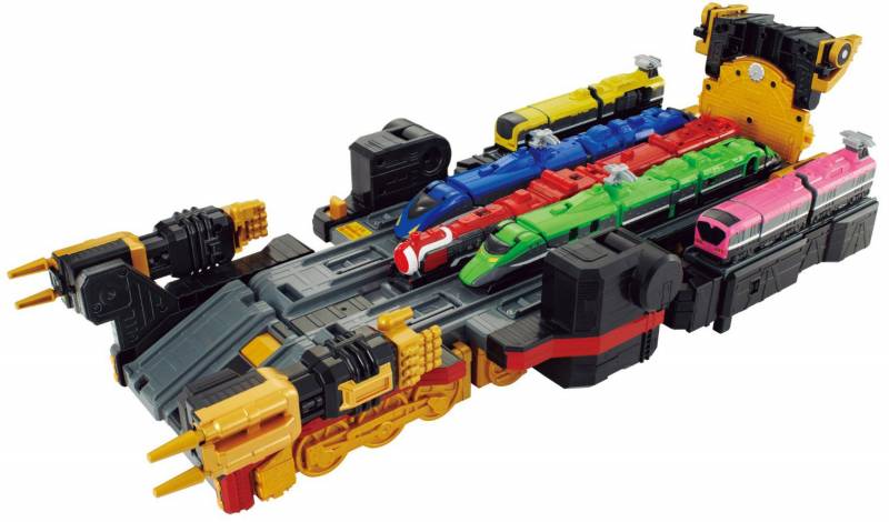 Ressha Gattai with 1 Gashapon Ressha Tokkyuger Ressha Gattai Series EX |  Power Rangers Ressha Sentai Tokkyuger | Bandai