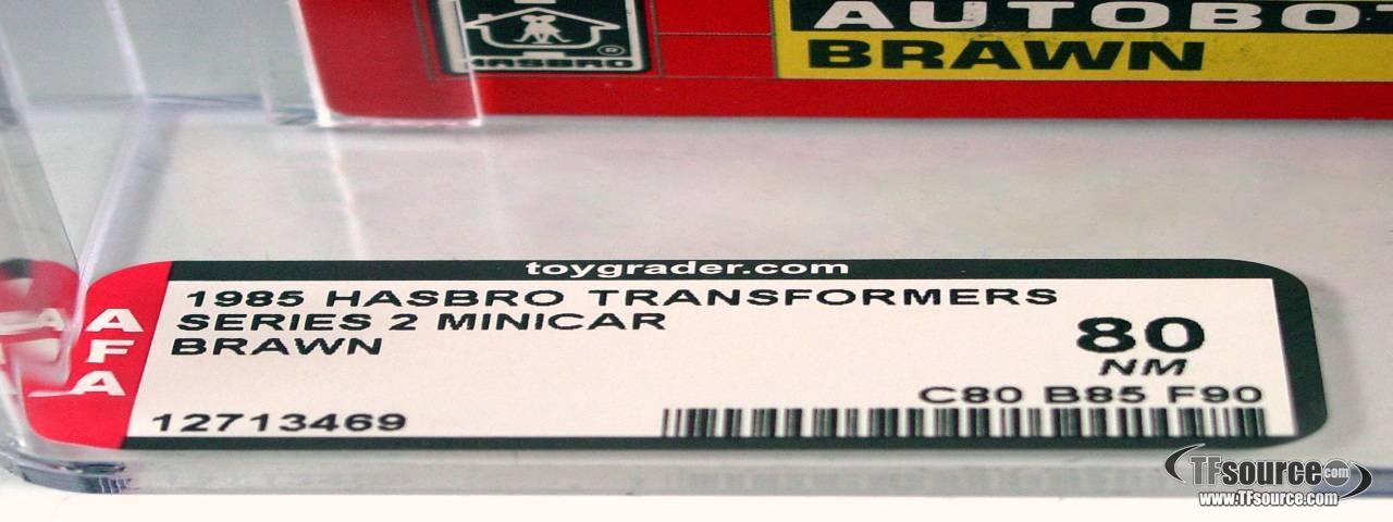 Brawn AFA 80 Minibot Vintage Transformers G1