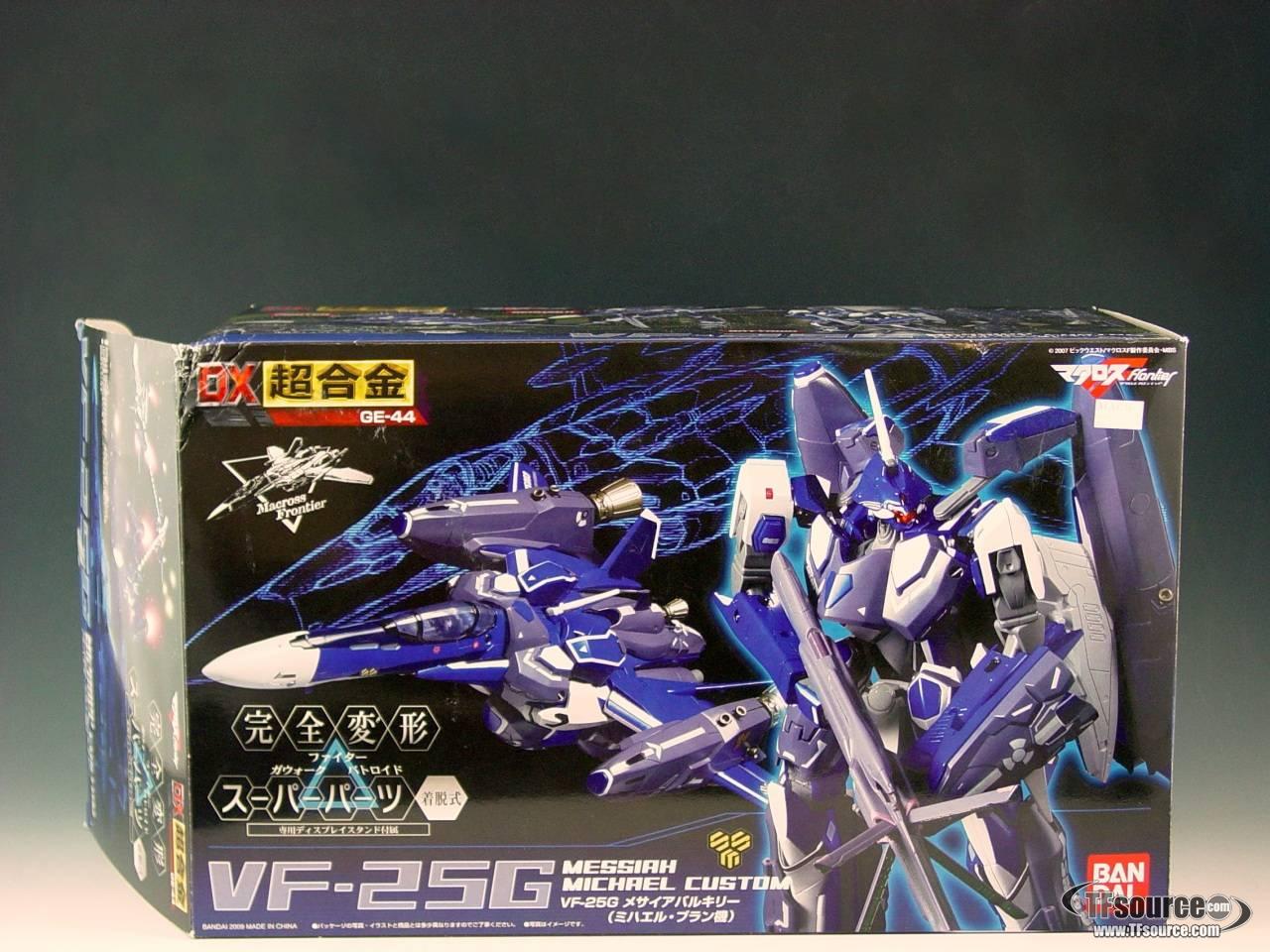 Bandai - Macross Frontier  - DX Chogokin GE-44 1/60 VF-25G Messiah Michael Custom  - MIB - 100% Complete
