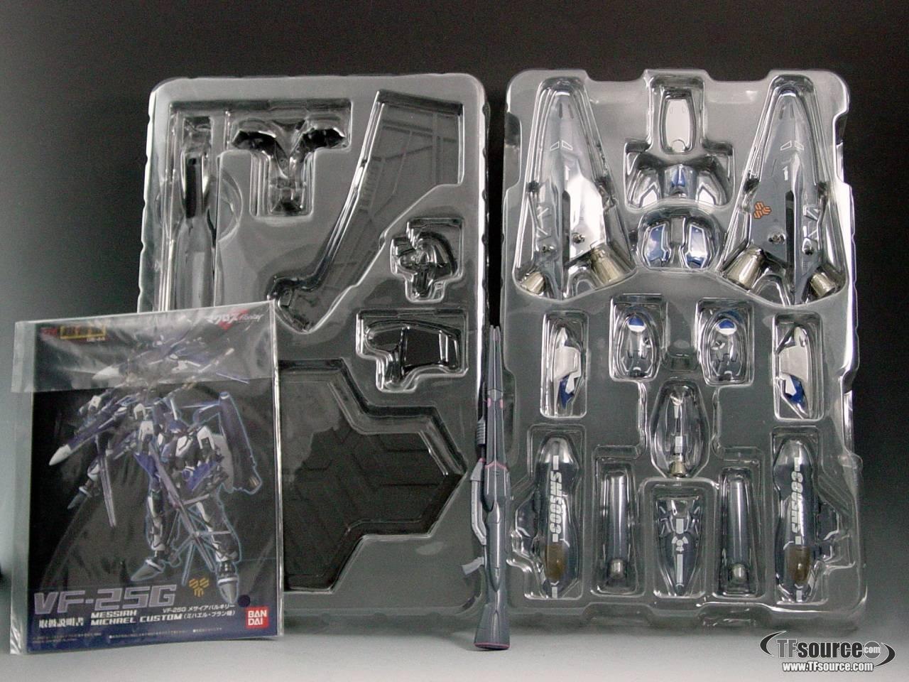 Bandai - Macross Frontier  - DX Chogokin GE-44 1/60 VF-25G Messiah Michael Custom  - MIB - 100% Complete