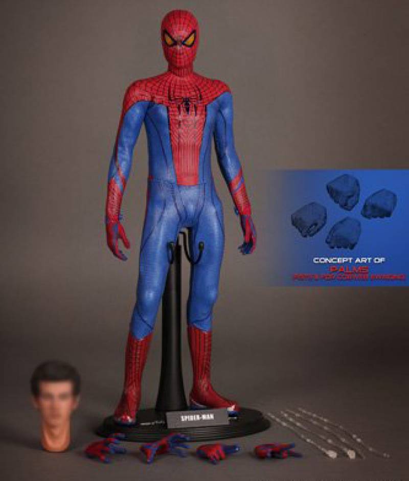 Spider-Man     1:6 Scale | Hot Toys Movie Masterpiece | Marvel The Amazing Spider-man  
