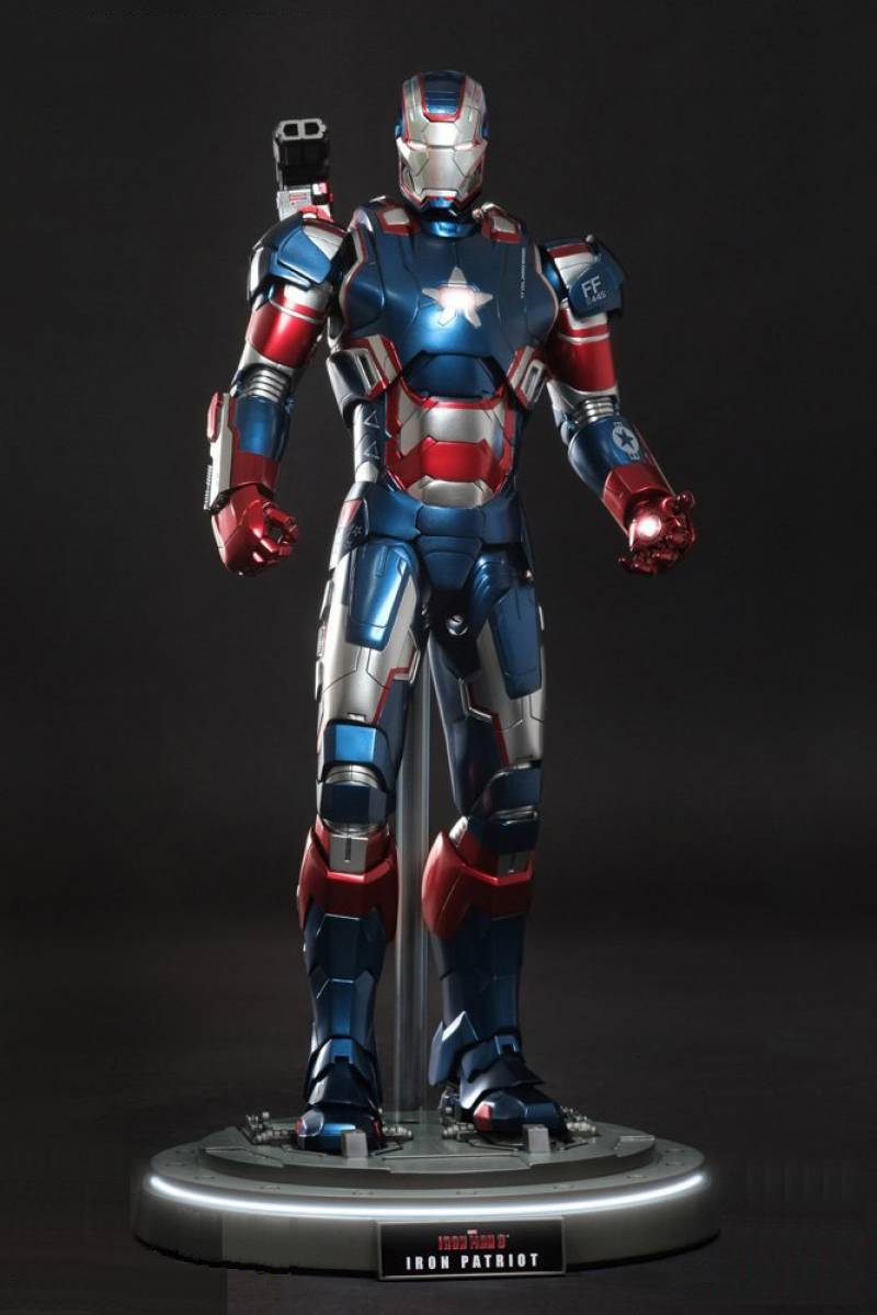 Iron Patriot 1:6 Scale | Hot Toys Movie Masterpiece | Marvel Iron Man 3