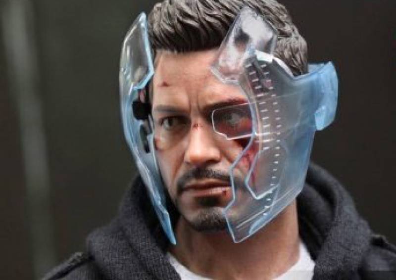 Tony Stark The Mechanic 1:6 Scale | Hot Toys Movie Masterpiece | Marvel Iron Man 3