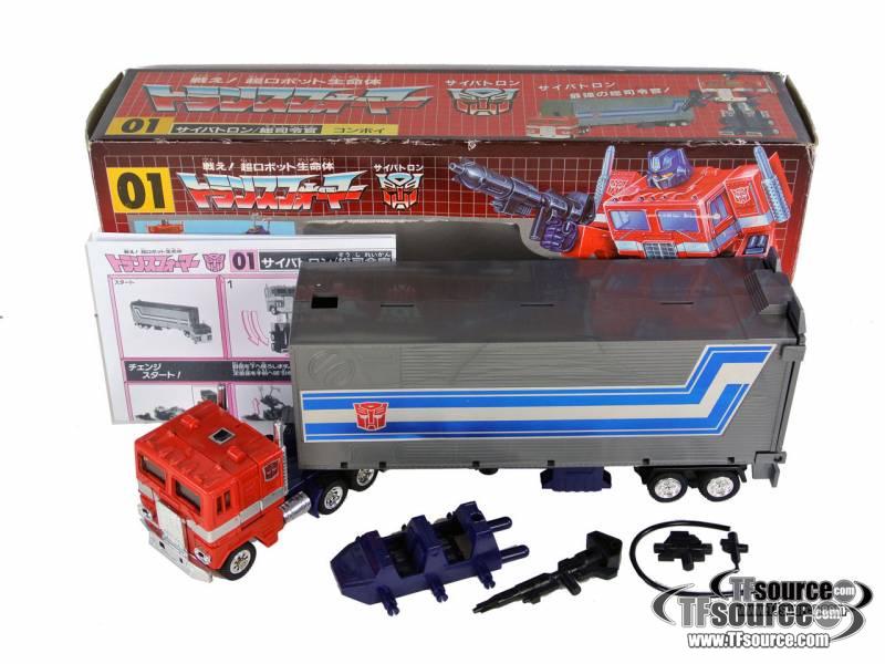 01 Optimus Prime | Vintage Japanese G1 Transformers