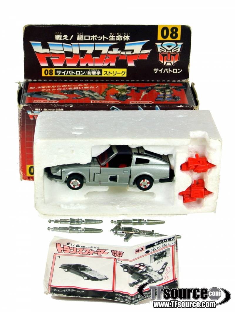08 Bluestreak G1 Car | Vintage Japanese G1 Transformers