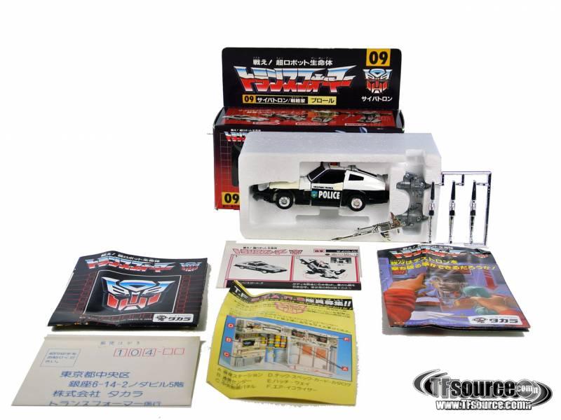 09 Prowl G1 Car | Vintage Japanese G1 Transformers