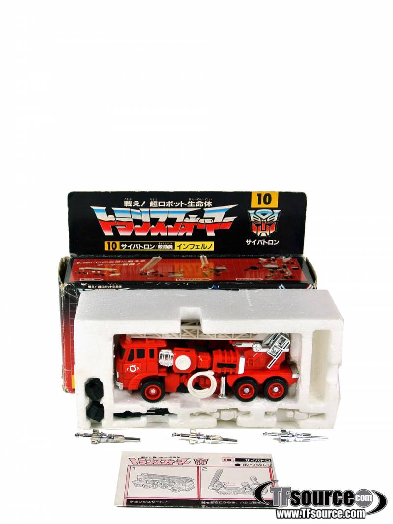 10 Inferno G1 Car | Vintage Japanese G1 Transformers