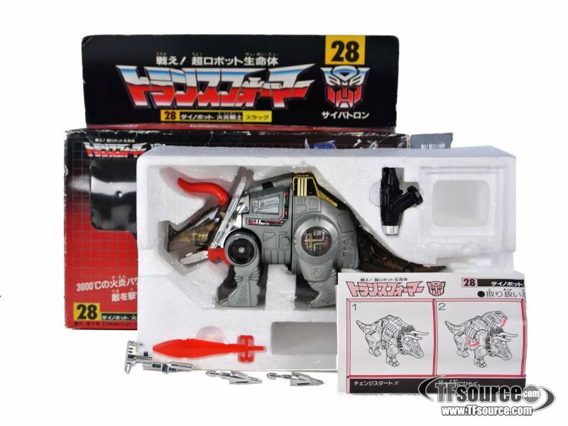 28 Slag Dinobot | Vintage Japanese G1 Transformers