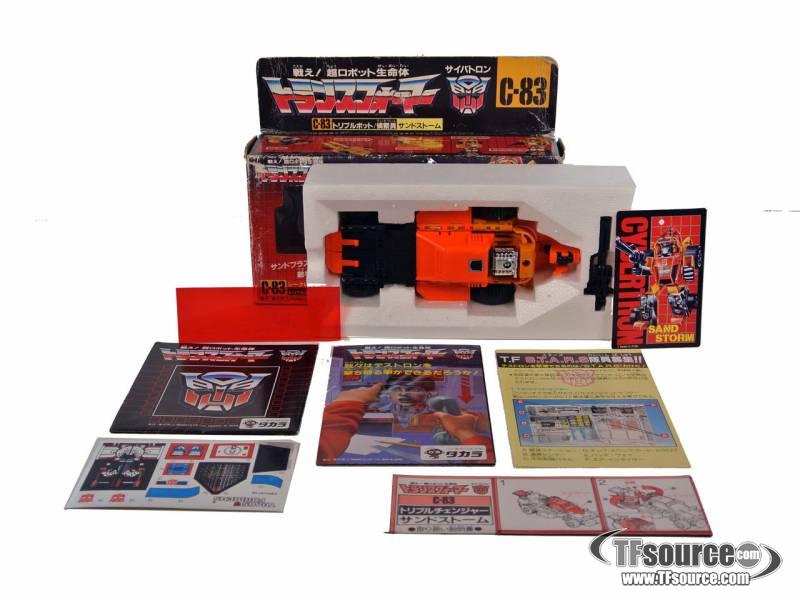 C-83 Sandstorm Triple Changer | Vintage Japanese G1 Transformers