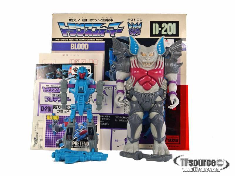 D-201 Blood Pretender | Vintage Japanese G1 Transformers