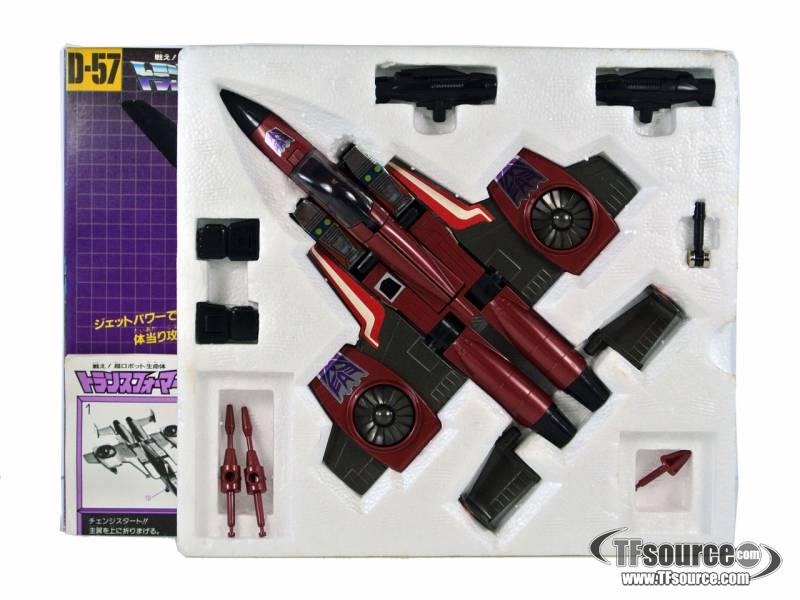 D-57 Thrust Seeker Jet | Vintage Japanese G1 Transformers