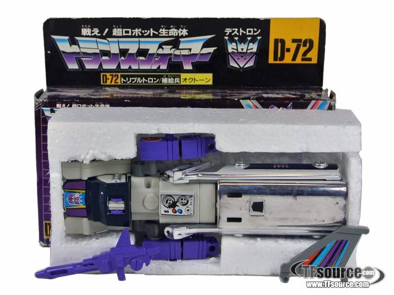 D-72 Octane Triple Changer | Vintage Japanese G1 Transformers