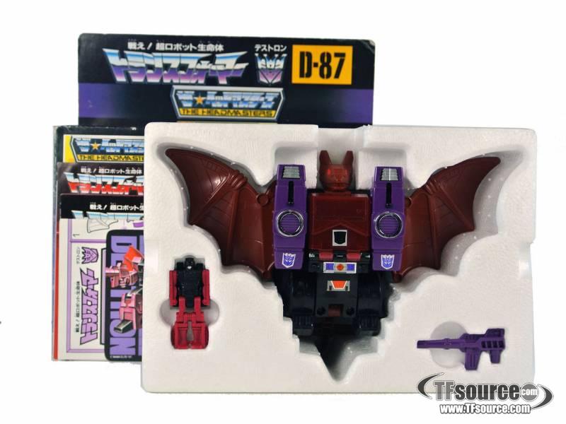 D-87 Mindwipe Headmaster | Vintage Japanese G1 Transformers