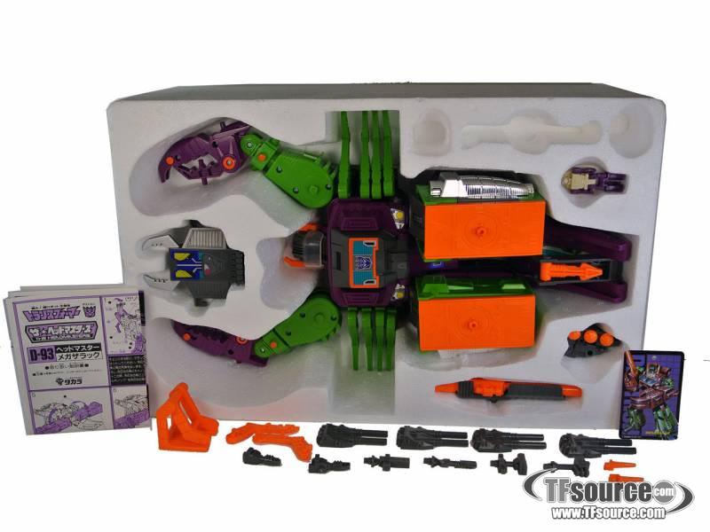 D-93 Scorponok Headmaster | Vintage Japanese G1 Transformers