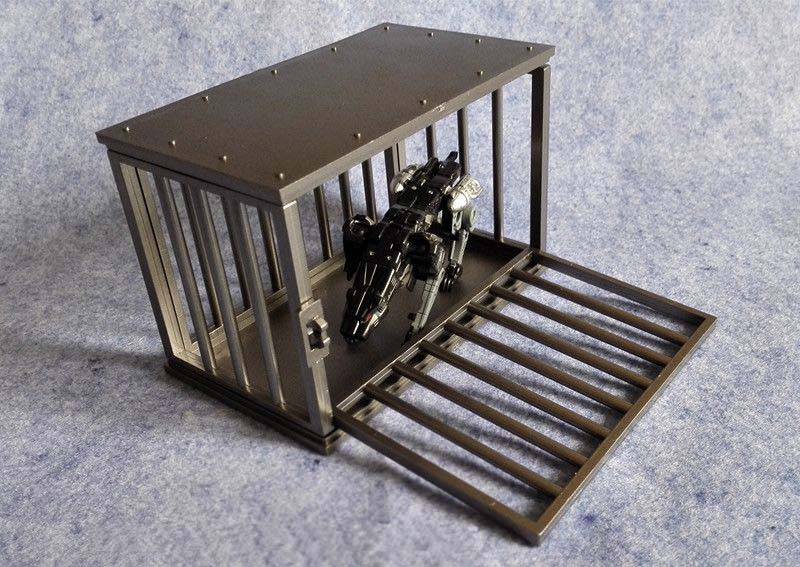 KP-05 Cassette Beast Cage | Metallic Grey Version | KFC Toys