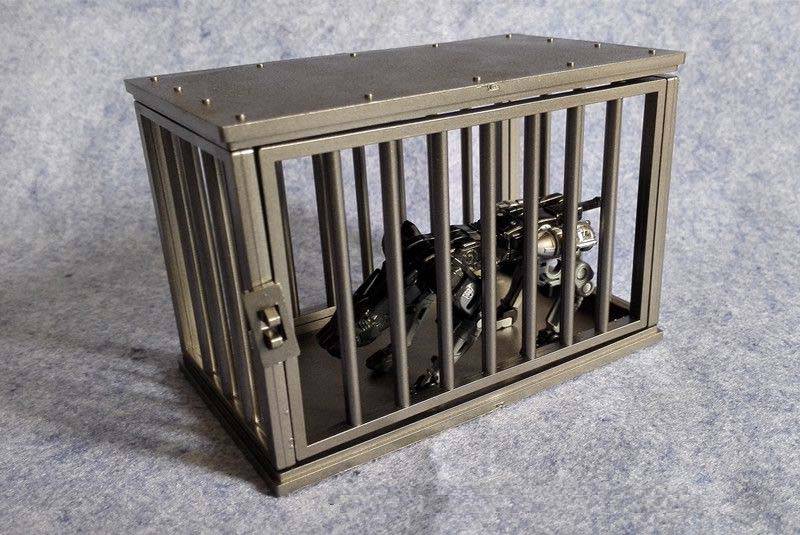 KP-05 Cassette Beast Cage | Metallic Grey Version | KFC Toys