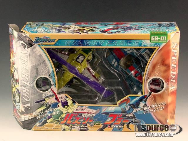 GS-01 Buzzsaw vs Blurr Deluxe Class | Transformers Galaxy Force Cybertron