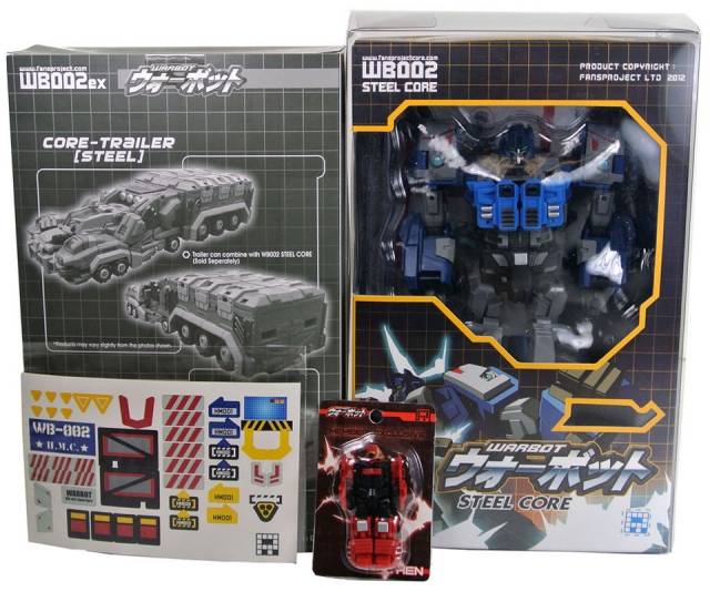WB002EX Steel Core and Trailer Exclusive Version | Fansproject Warbot