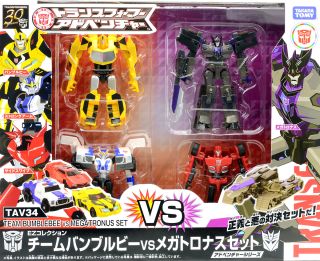 TAV-34 EZ Collection Team Bumblebee vs Megatron Set | Transformers Adventure