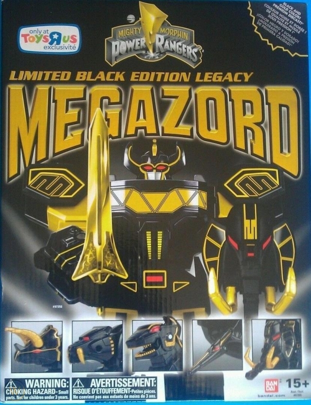 SDCC 2015 Exclusive - Power Rangers - Limited Black Edition Legacy Megazord