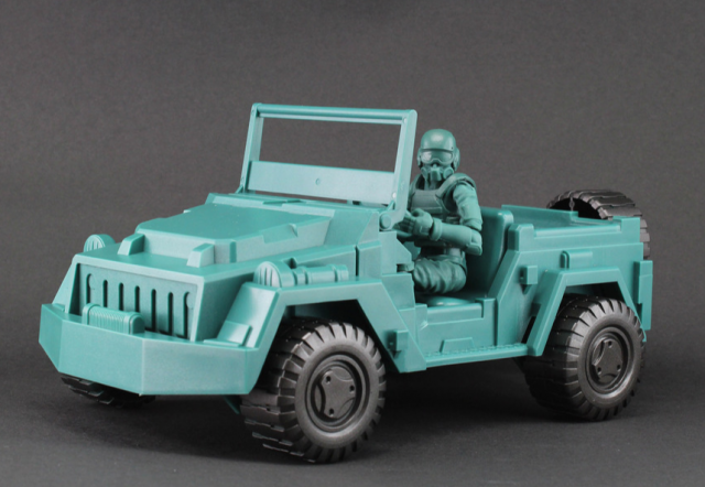 Green Jeep with Green Sol Commander SDCC Exclusive 1:18 Scale | Acid Rain
