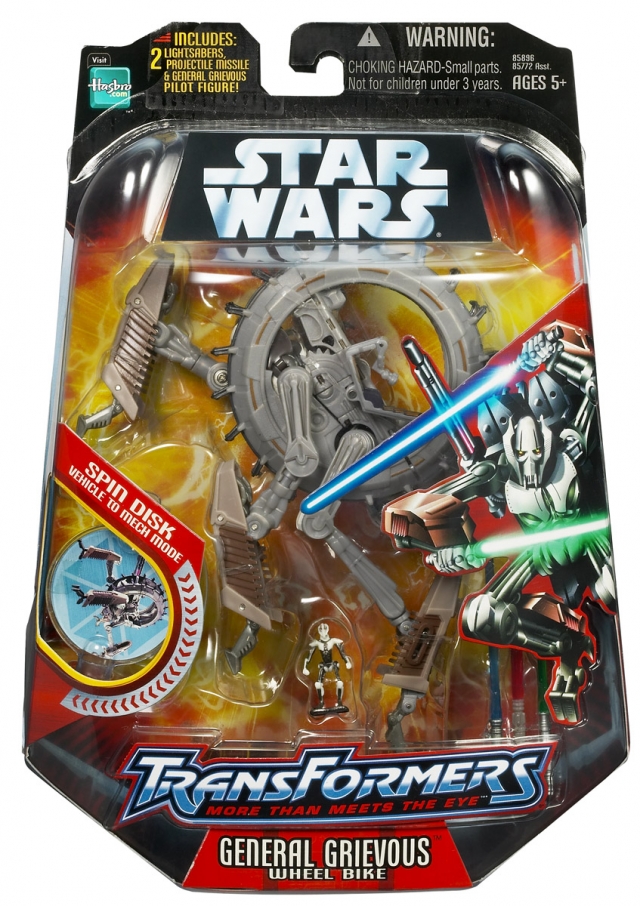 General Grievous to Wheel Bike | Star Wars Transformers Crossover