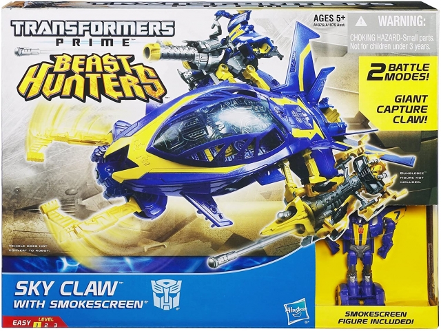 Sky Claw w/Smokescreen | Transformers Prime Beast Hunters