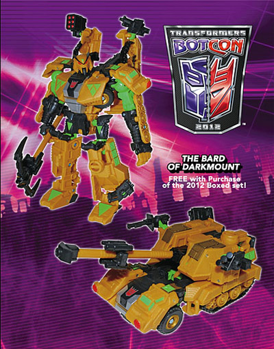 Straxus Bard of Darkmount Shattered Glass Botcon Exclusive | Transformers Convention Botcon 2012