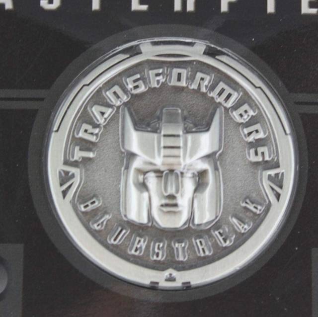 MP-18B Blue Bluestreak Collectors Coin | Transformers Masterpiece