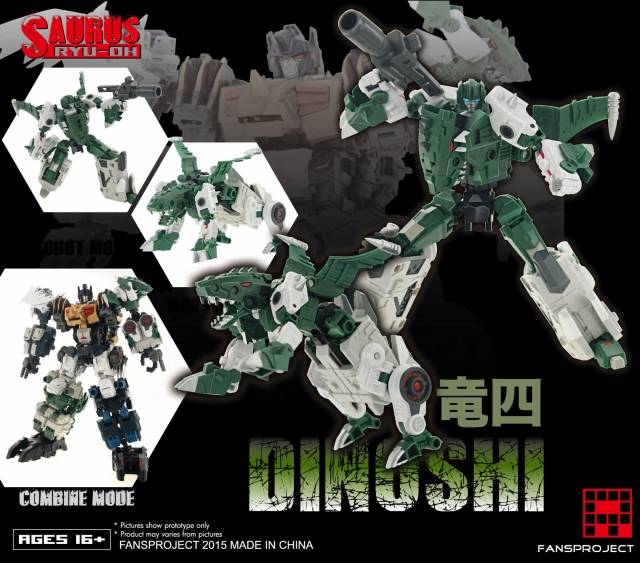 Dinoshi | Fansproject Saurus Ryu-oh