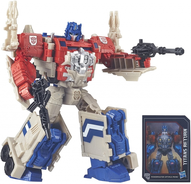 Powermaster Optimus Prime Leader Class  | Transformers Generations Titans Return
