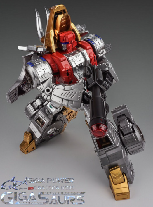 HQ-02 Grassor Metallic Version | GigaPower Gigasaurs