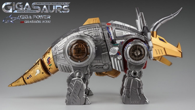 HQ-02 Grassor Metallic Version | GigaPower Gigasaurs