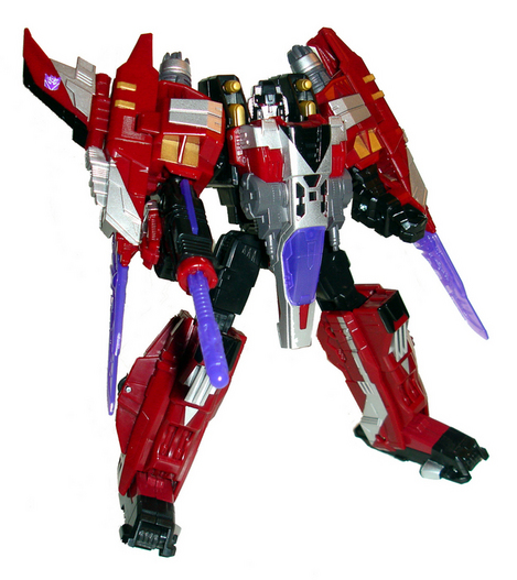 Starscream vs Vector Prime Voyager Class | Transformers Cybertron
