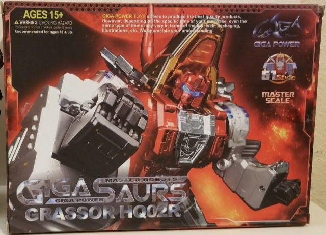 HQ-02R Grassor Chrome Version | GigaPower Gigasaurs