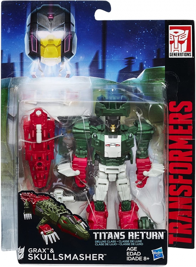 Skullsmasher and Grax Deluxe Class  | Transformers Generations Titans Return