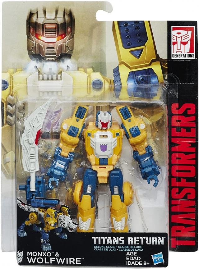 Wolfwire and Monxo Deluxe Class  | Transformers Generations Titans Return