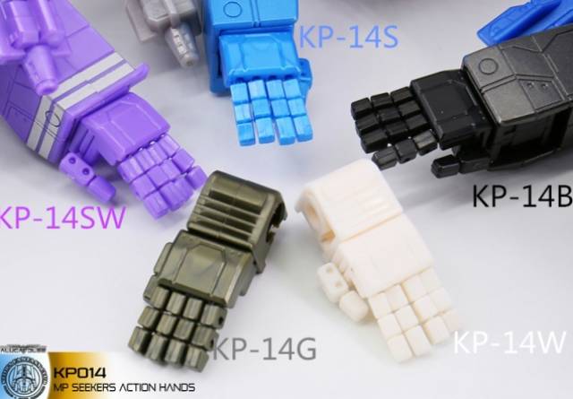 KP-14B Posable Hands Set for Transformers Masterpiece MP-11NR Ramjet MP-11NT Thrust | Kfc Keiths Fantasy Club | Upgrade Kit