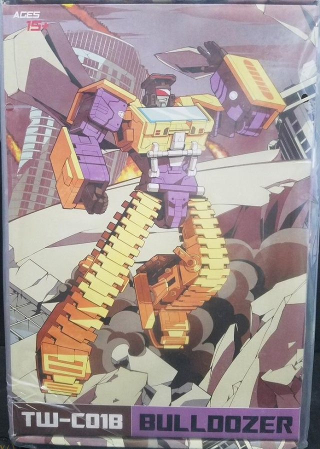 TW-C01B Bulldozer Yellow Version | Toyworld Constructor Combiner