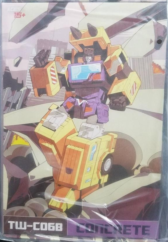 TW-C06B Concrete Yellow Version | Toyworld Constructor Combiner