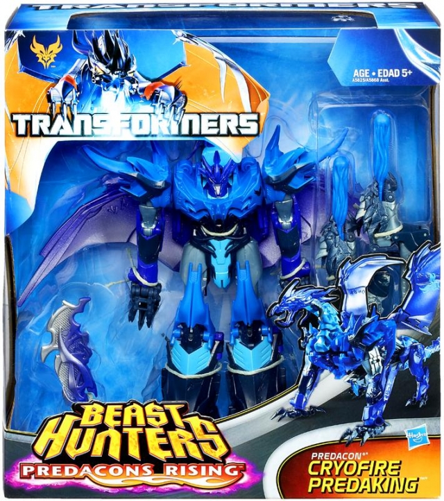 Voyager Class Cryo Fire Predaking | Transformers Prime Beast Hunters