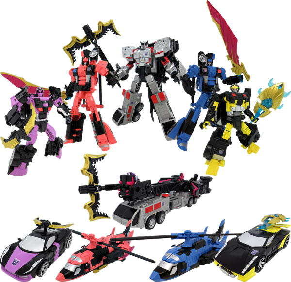 UW-EX Megatronia Combiner Set of 5 | Transformers Unite Warriors
