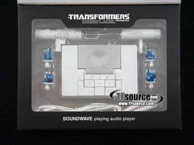 MP3 Player Soundwave Sonic White Version | Transformers Music Label
