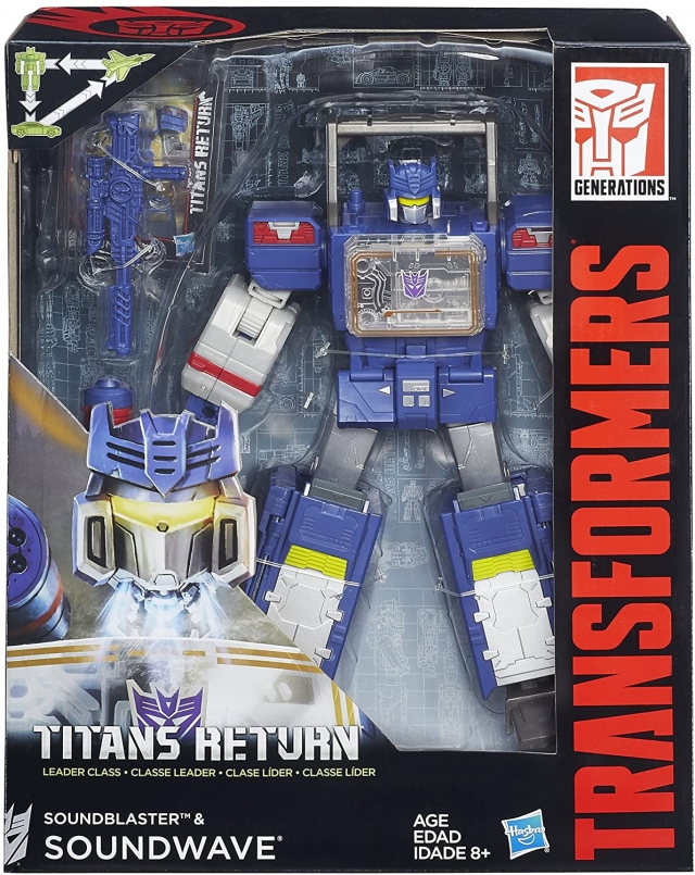 Soundwave and Soundblaster Leader Class  | Transformers Generations Titans Return