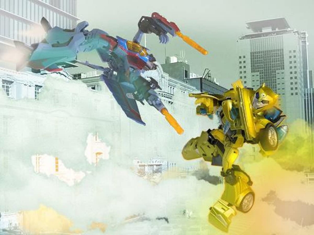 Bumblebee vs. Starscream | Japanese Transformers Animated