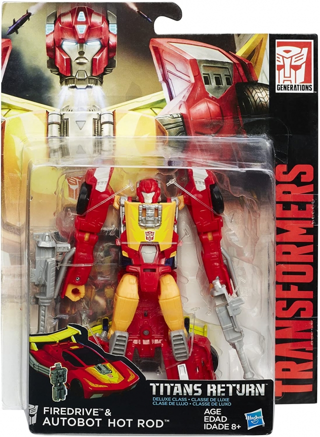 Hot Rod with Firedrive Deluxe Class  | Transformers Generations Titans Return